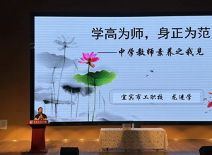 学高为师 身正为范 ——龙进学校长为国际语言文化学院学子做《中学教师素养之我见》讲座